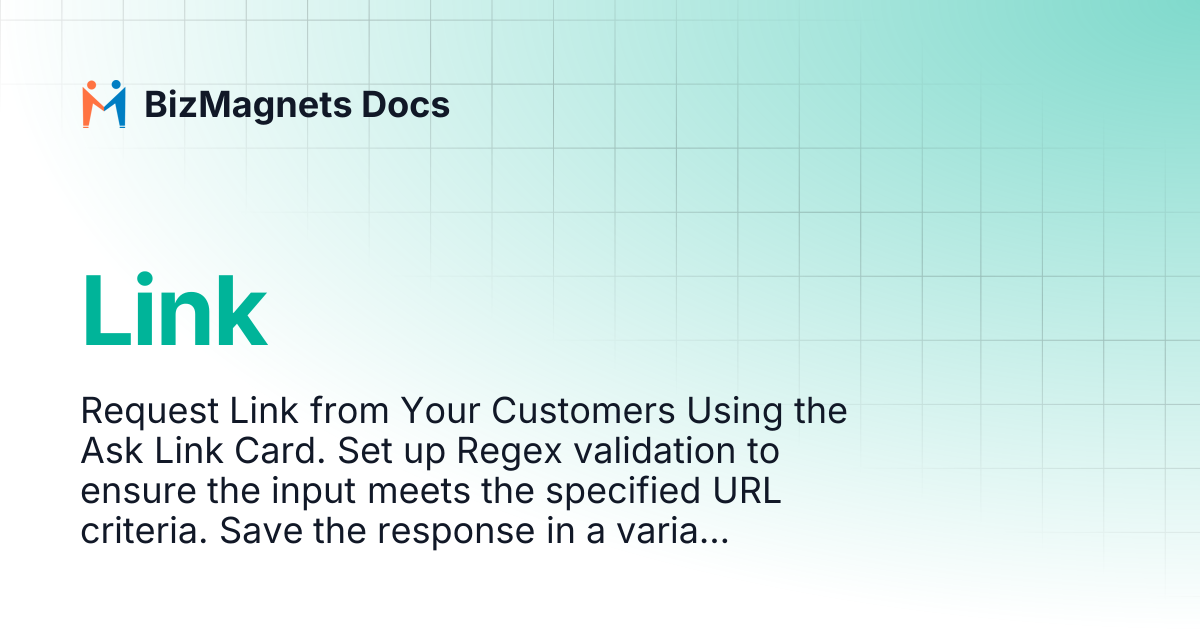 Link | BizMagnets Docs