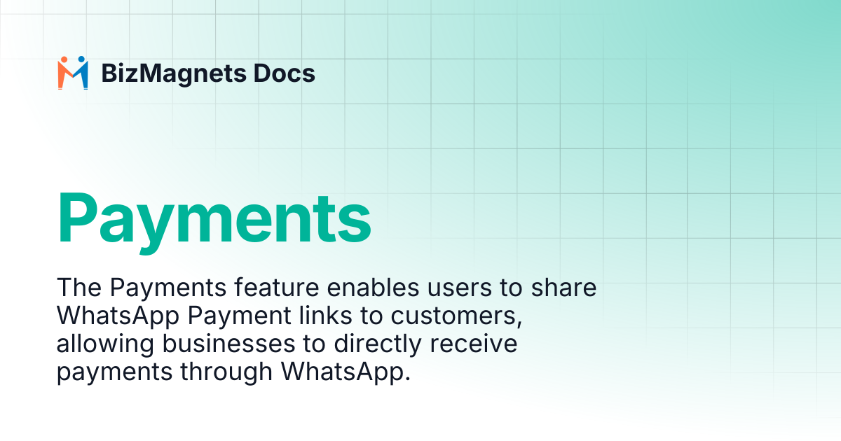 Payments | BizMagnets Docs